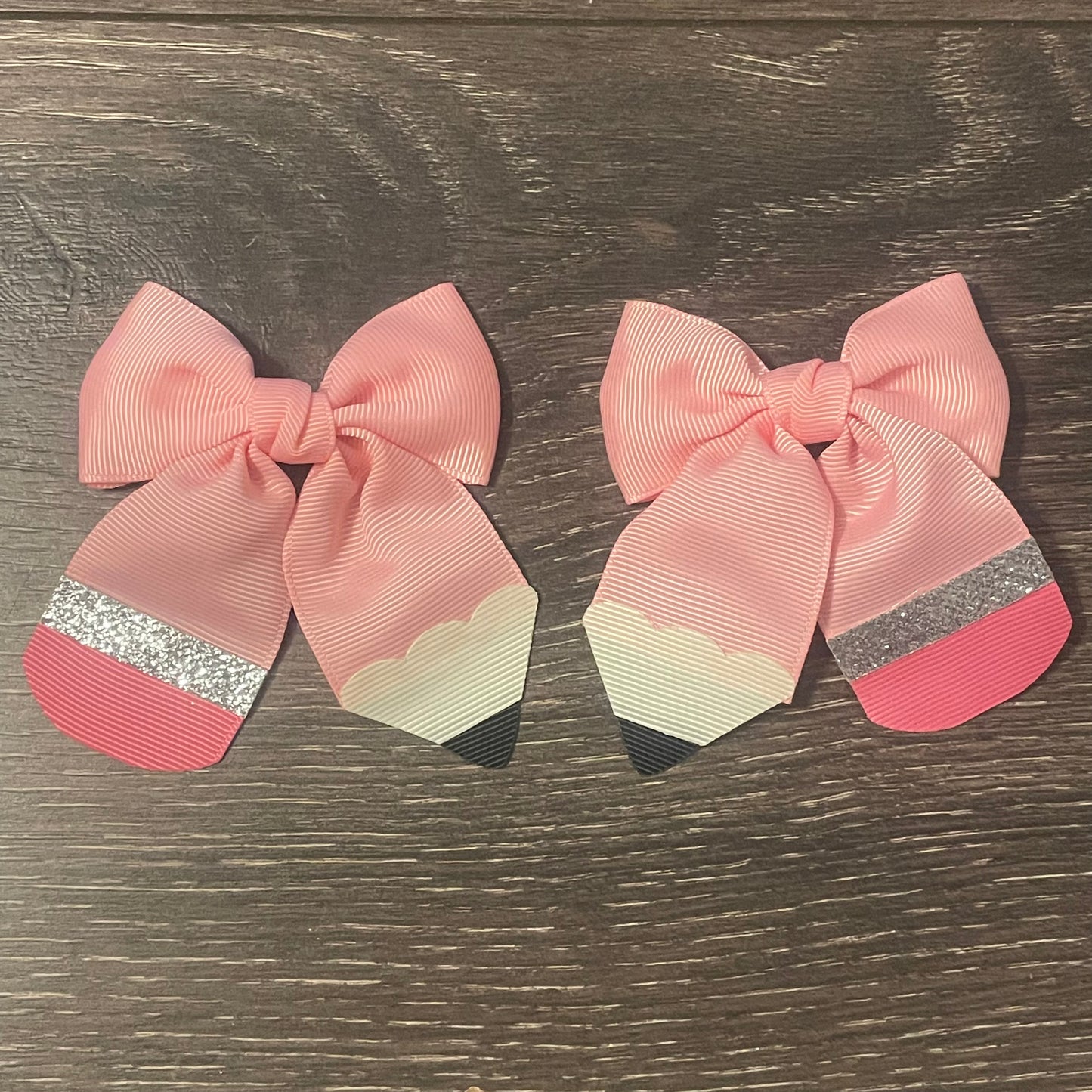 3" Pencil Bow - Pink