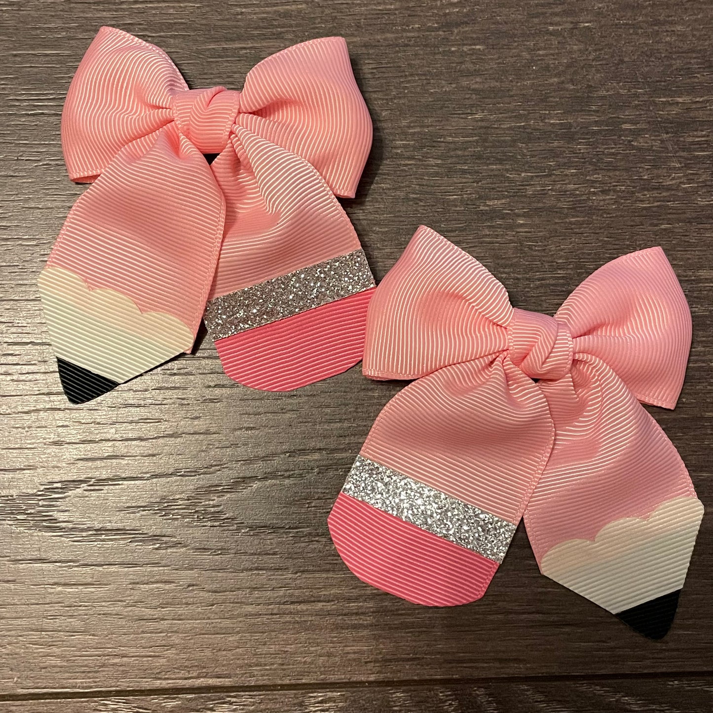 3" Pencil Bow - Pink