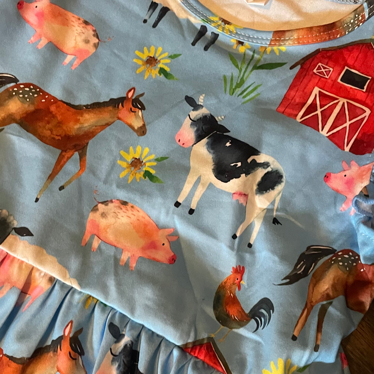 Farm Print Dress